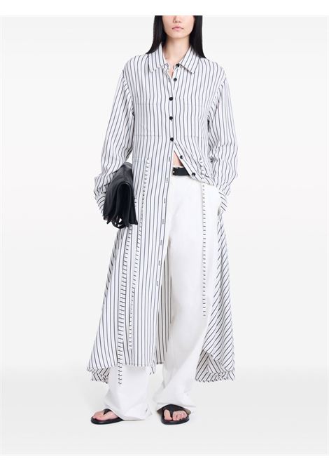 Chemisier Bonnie a righe in bianco e nero Proenza schouler white label - donna PROENZA SCHOULER WHITE LABEL | WL2423407775